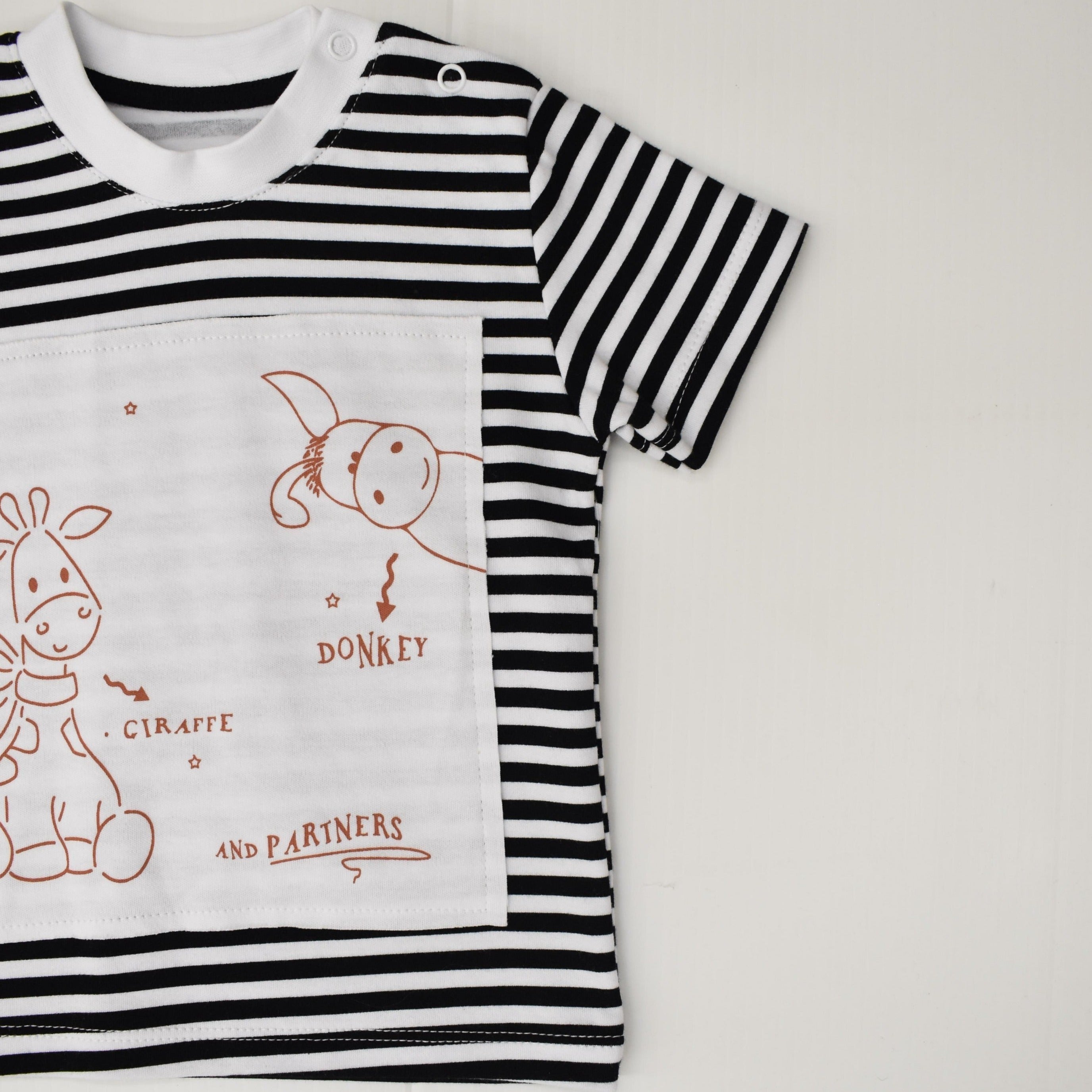 Giraffe Baby Casual Shorts Set-2