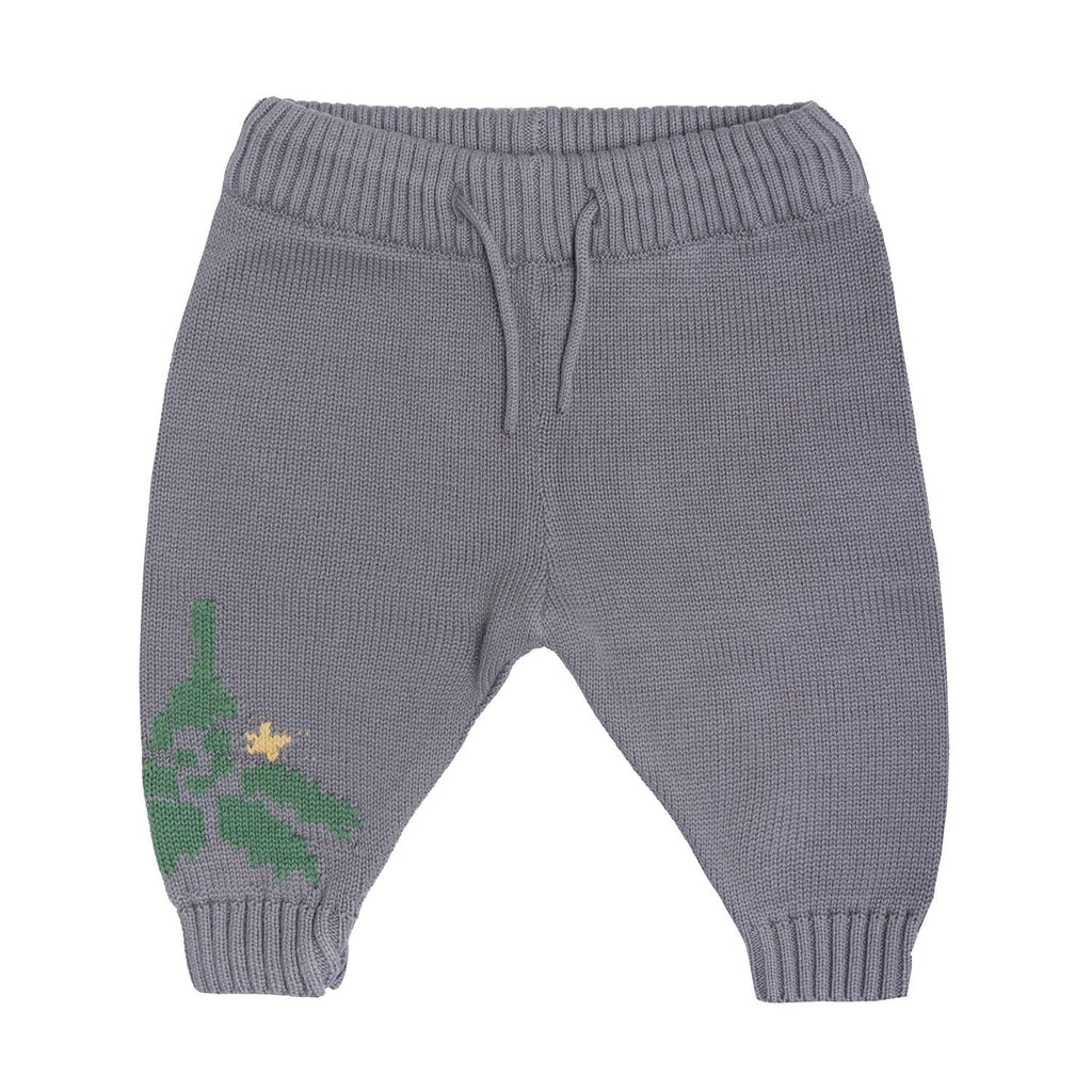 Baby Christmas Leggings in Grey-0