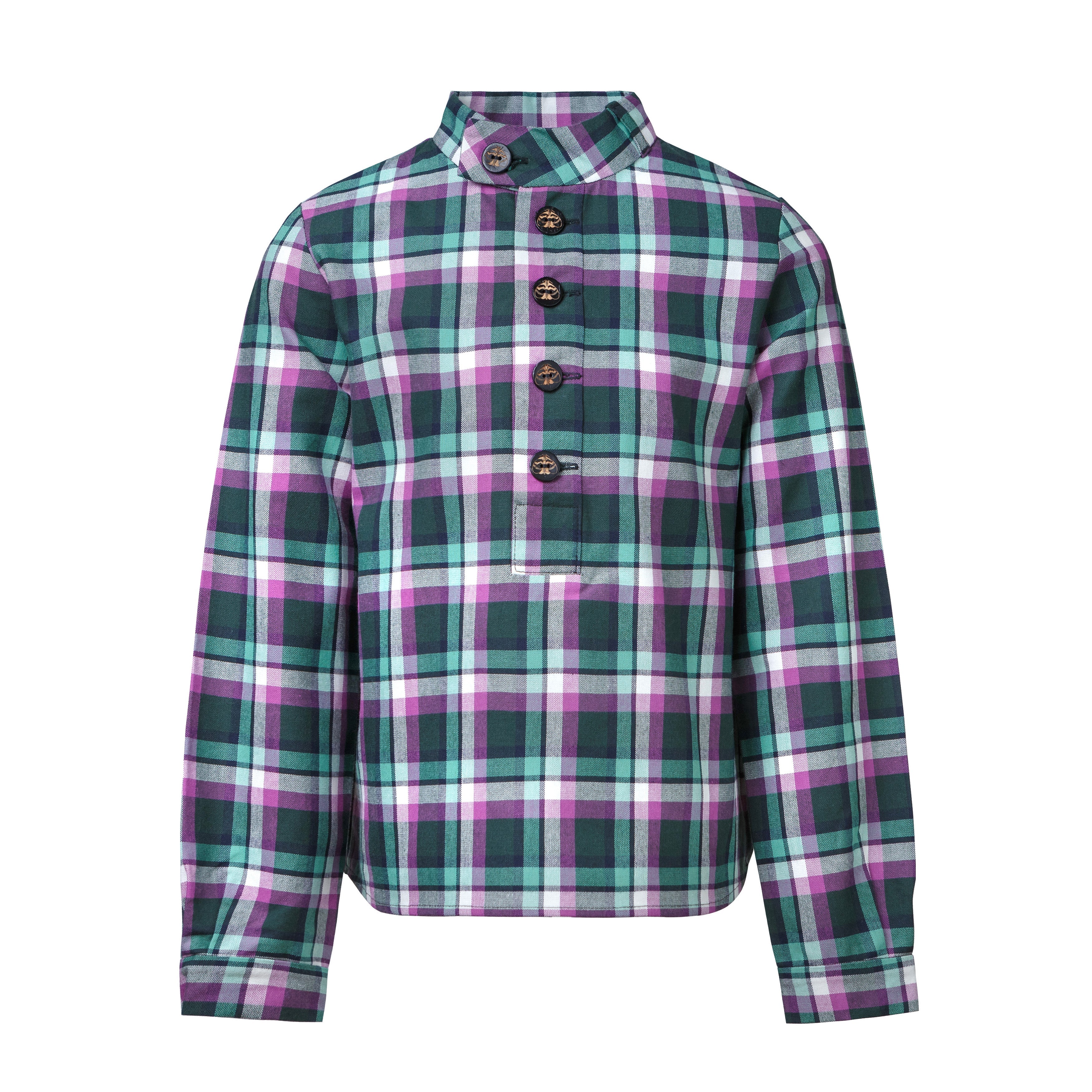 Fancy Tartan Shirt for Kids-0