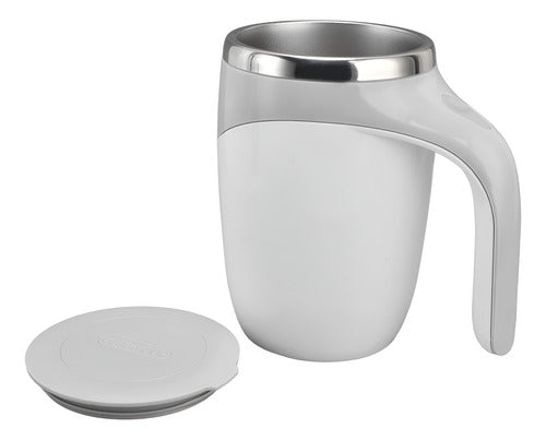Taza Térmica Batidora Automática Magnetica Café Té Dtm-630