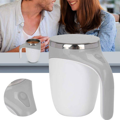 Taza Térmica Batidora Automática Magnetica Café Té Dtm-630